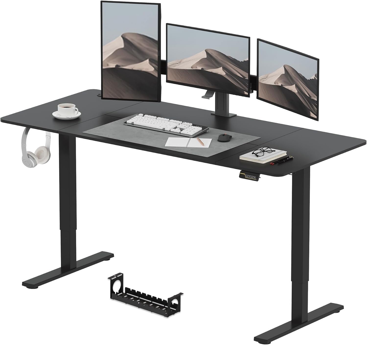 Electric Standing Desk 180x80cm Sit Stand Desk with Memory Controls