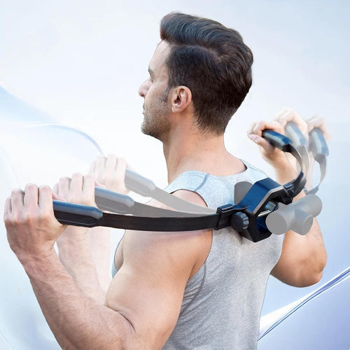 Hands Free Massage Gun Holder for Back Shoulders Neck Muscle Relief Strap