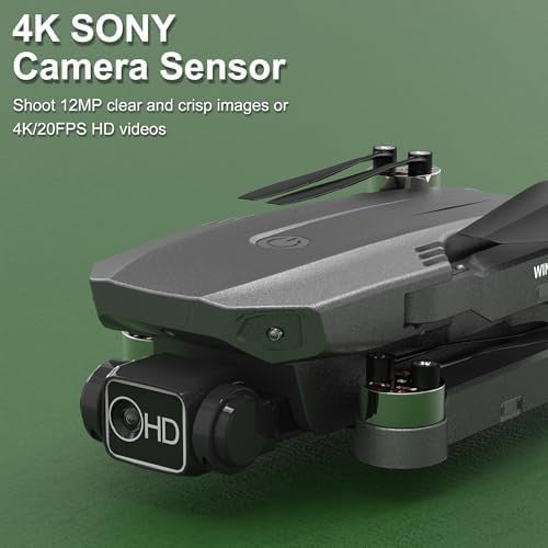 4K GPS Camera Drone Foldable Brushless Motor 50Min Flight Follow Me Quadcopter