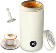 Travel Electric Kettle with Milk Frother 400ml Touch Screen 350W Quiet