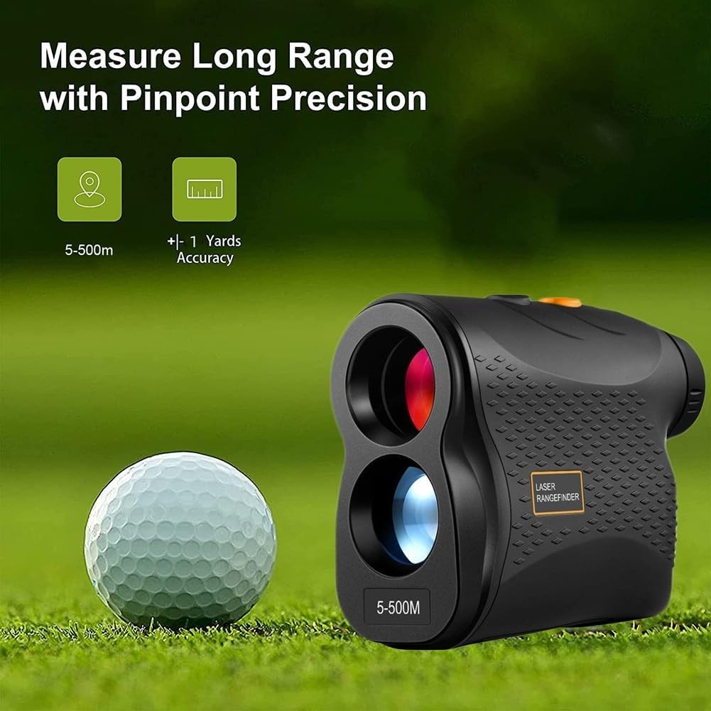 Golf Rangefinder 500M Digital Distance Meter 6X Monocular Hunting Golf