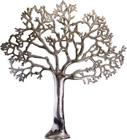 Extra Large Tree of Life Wall Art Polished Aluminium Sculpture 60cm