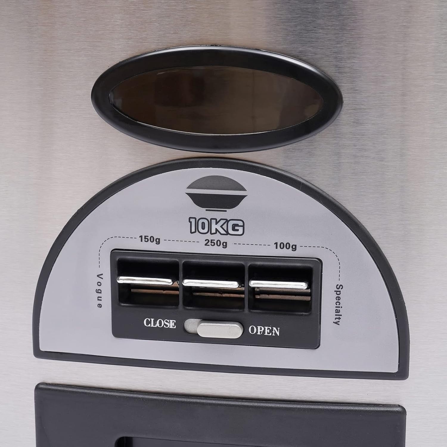 10KG Automatic Stainless Steel Grain Dispenser Rice Storage Bin