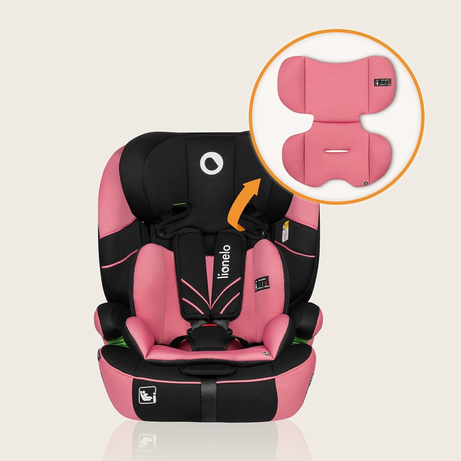 i-Size Child Car Seat 1/2/3 9–36kg Adjustable Headrest Side Protection