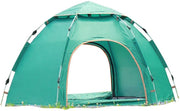Four Seasons Pop-Up Camping Tent 3-4 Person Waterproof Sun Shade