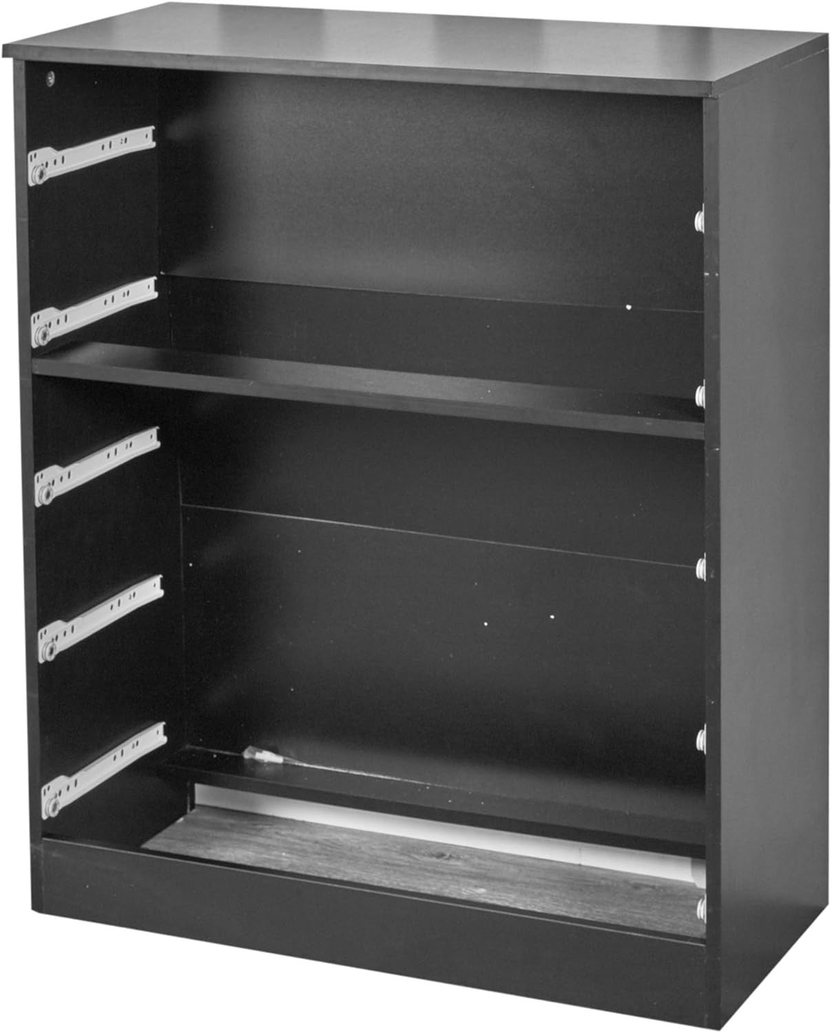 Tall Chest of Drawers Black 5 Drawer Storage Cabinet for Bedroom Hallway