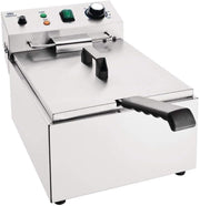 5L Electric Deep Fryer Stainless Steel 3kW Commercial Dial Control