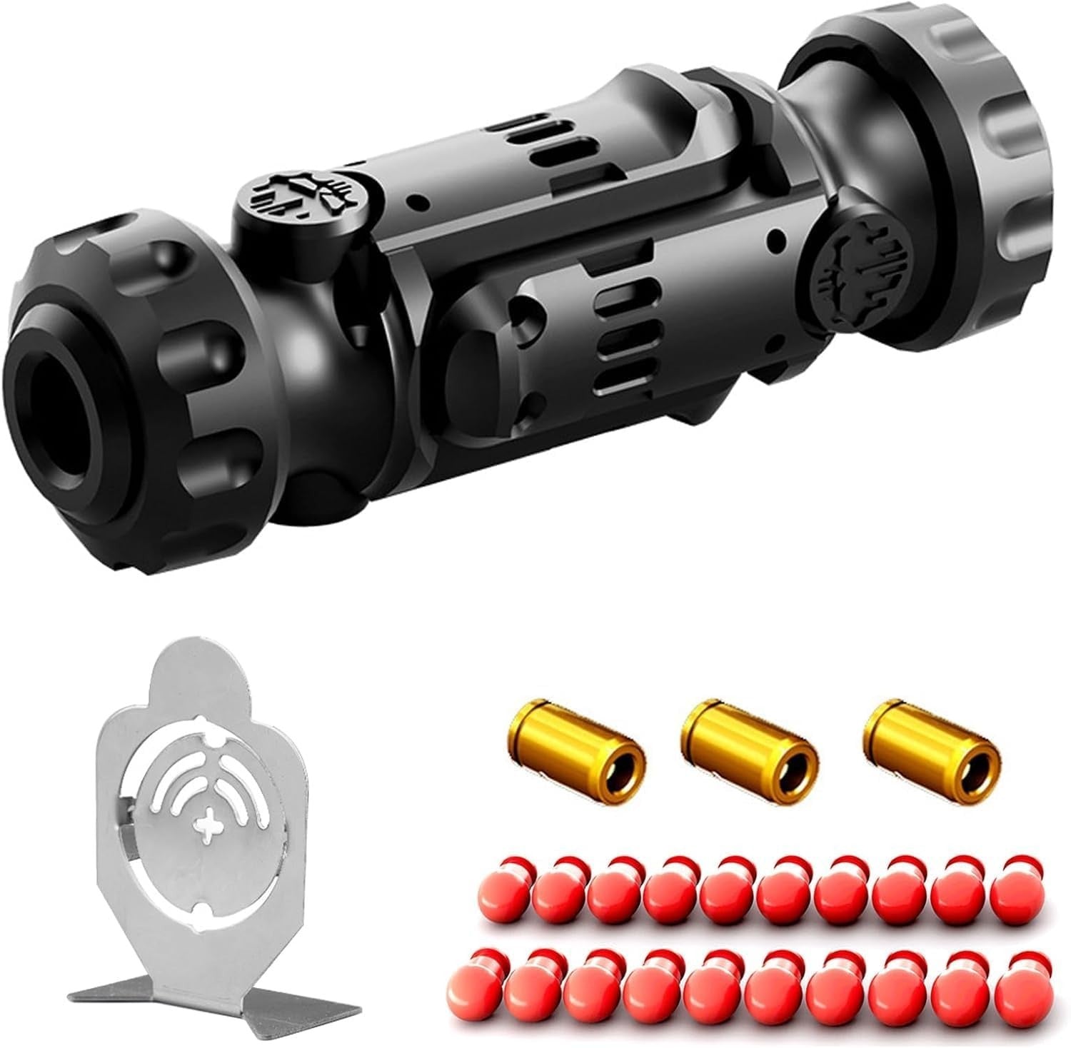 Black Metal EDC Fidget Blaster Silent Slider Clicker Stress Toy