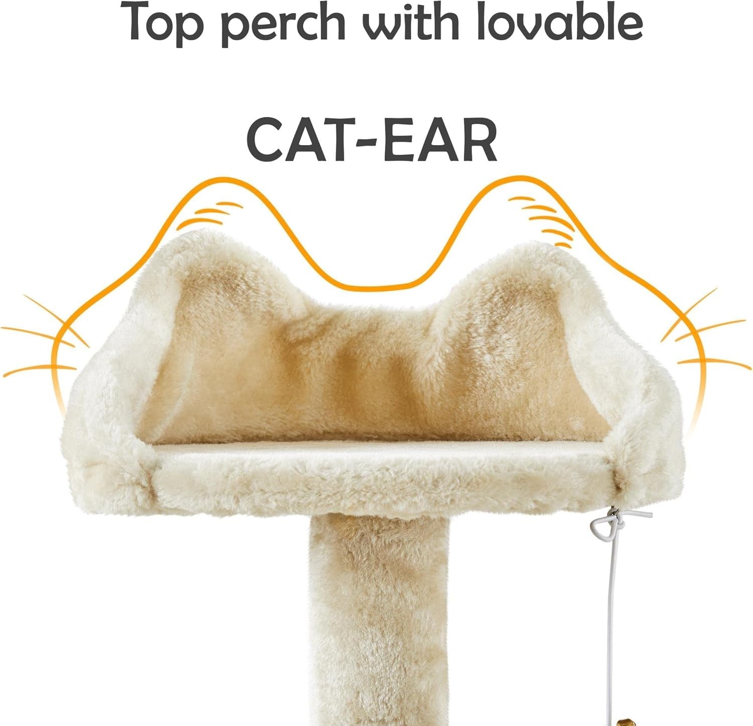 Large Cat Tree 144.5cm Multi Level Tower With Condos Scratching Ramp
