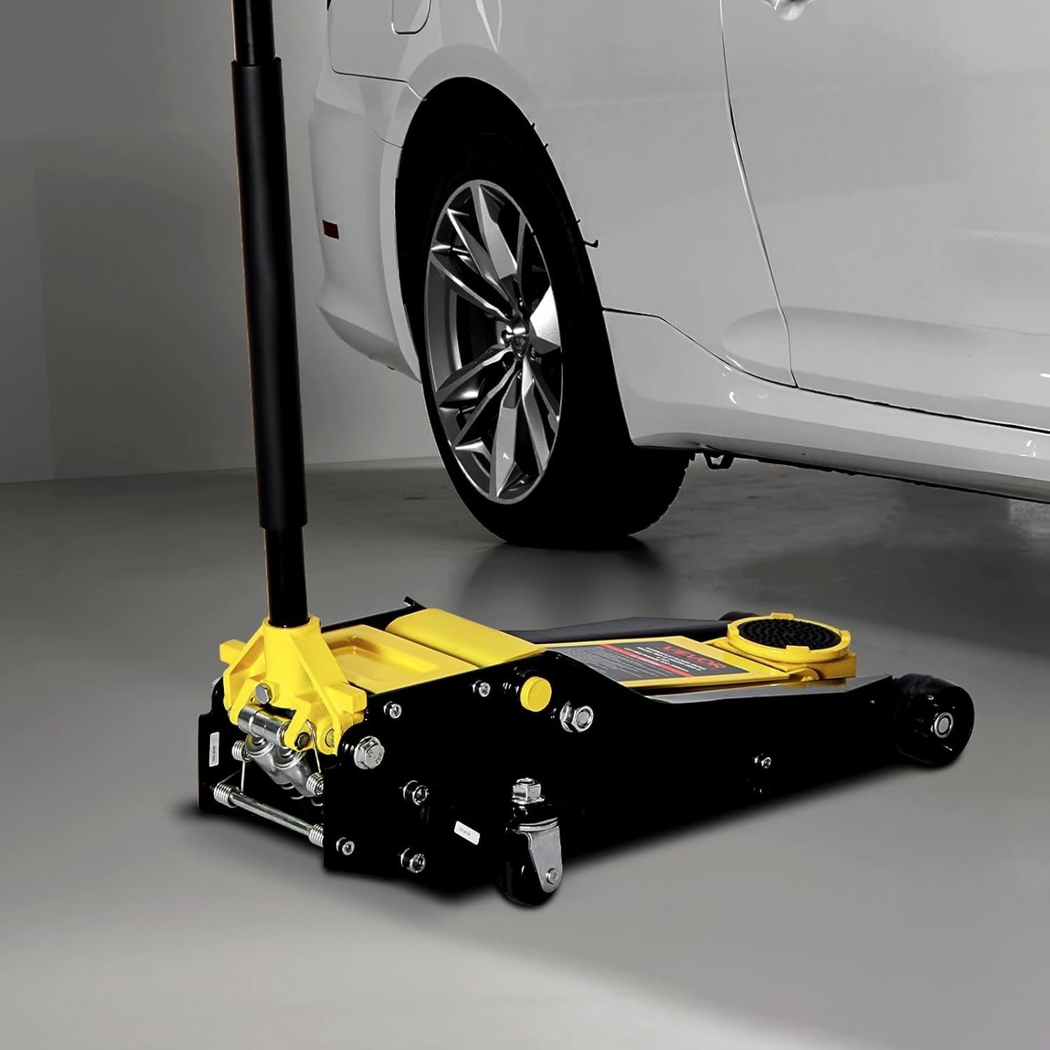 4 Ton Low Profile Racing Floor Jack Dual Piston Quick Lift 3.9–21.5" Heavy Duty