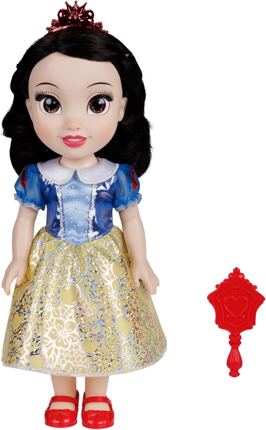 14in Princess Fashion Doll Glitter Eyes Shimmery Dress Tiara Brush