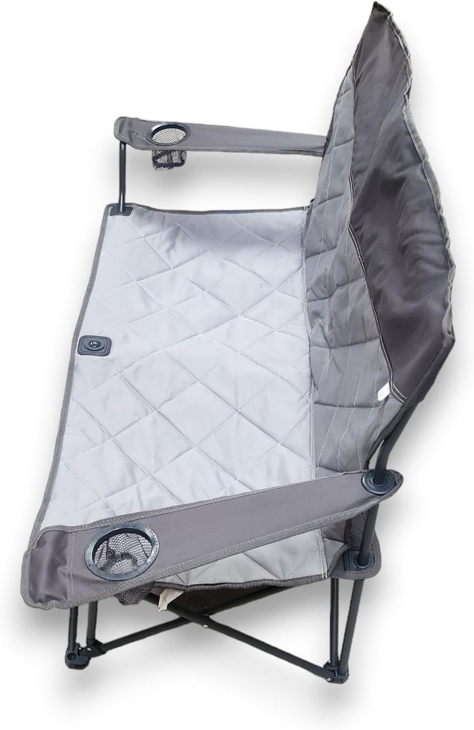 Portable Folding Camping Chair with Cup Holder, Padded Seat, Lightweight