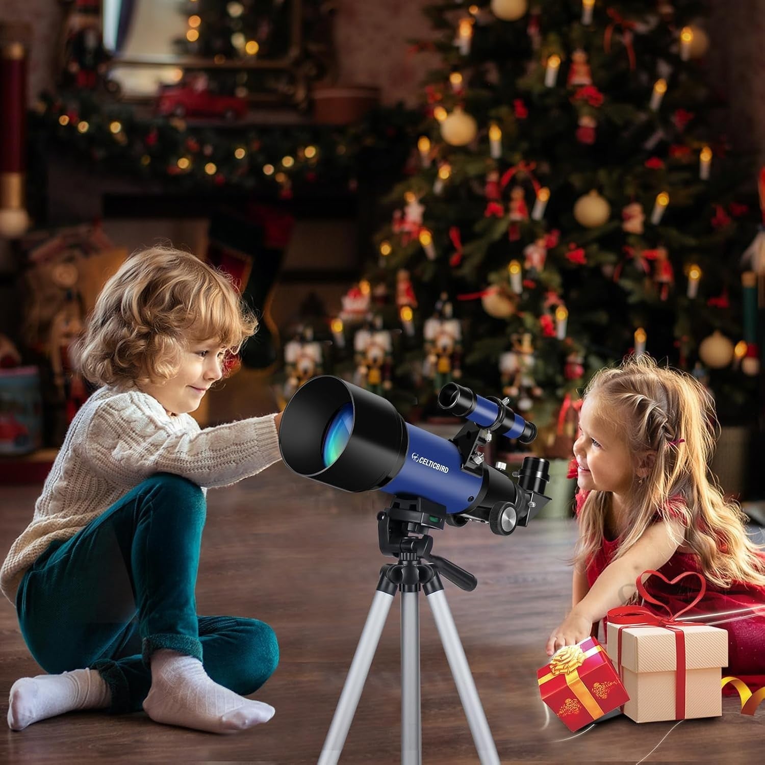 70 mm Aperture 400 mm Refractor Telescope for Kids and Adults