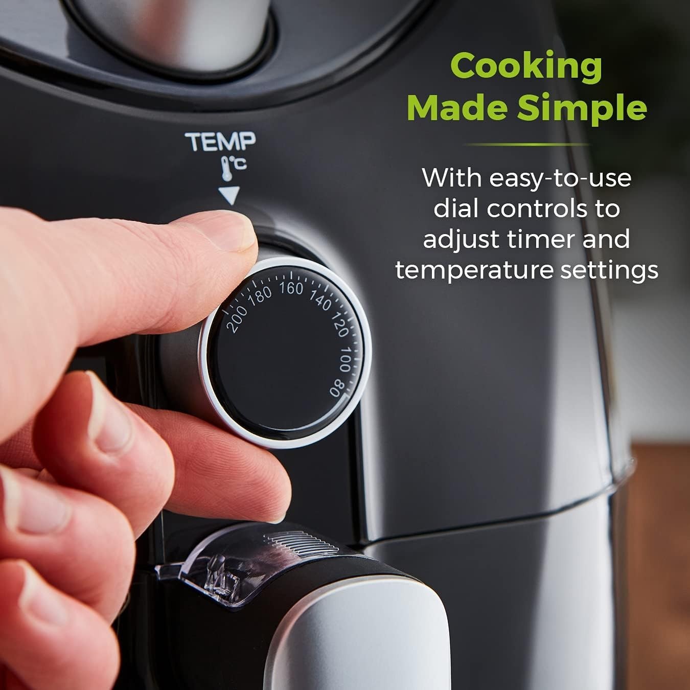 4.3L Family Size Air Fryer Vortx Tech Fast Healthy Cooker 1500W Roast Grill Bake