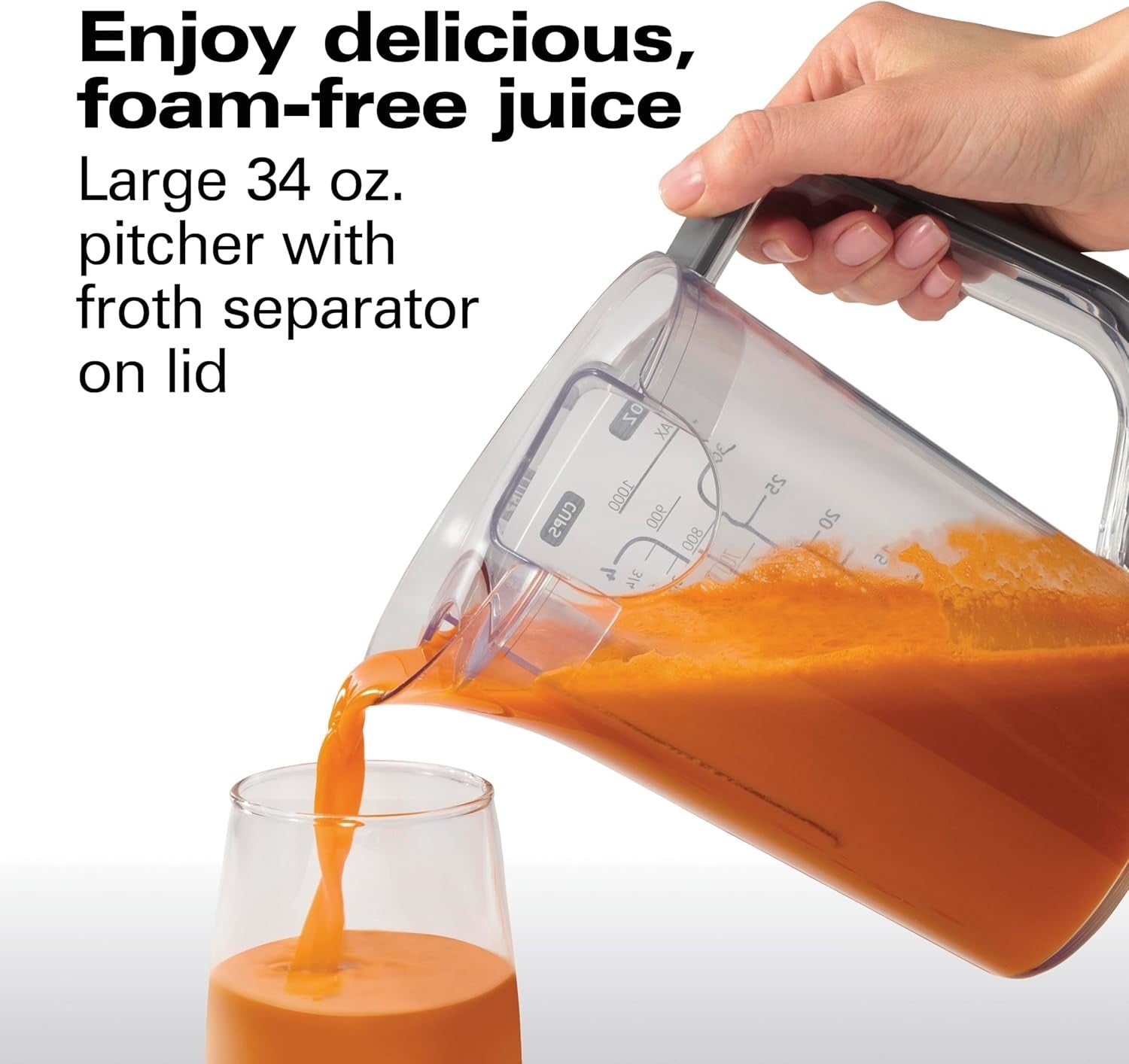 Professional Juicer Machine 1100W 3.5in Wide Chute Fast Easy Clean