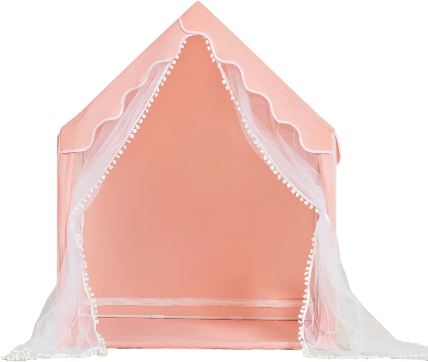 Kids Princess Play Tent with Star Lights Indoor Outdoor Large Playhouse