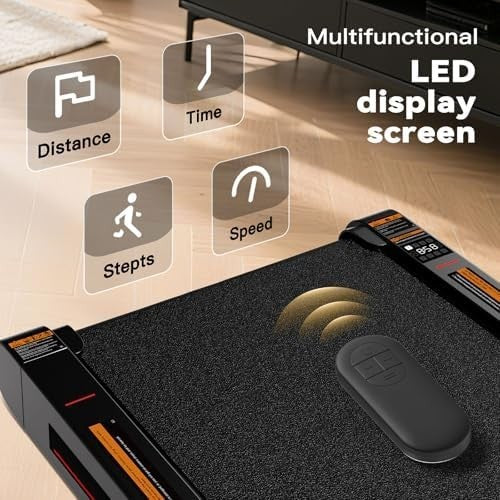 4-in-1 Vibration Walking Pad Under Desk Treadmill 0.3-6KM/H Portable