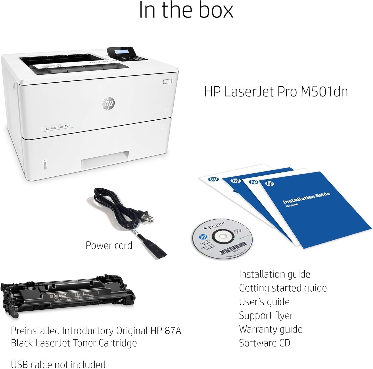 Light Gray High-Speed Mono Duplex Printer 43ppm USB A4 Office Pro