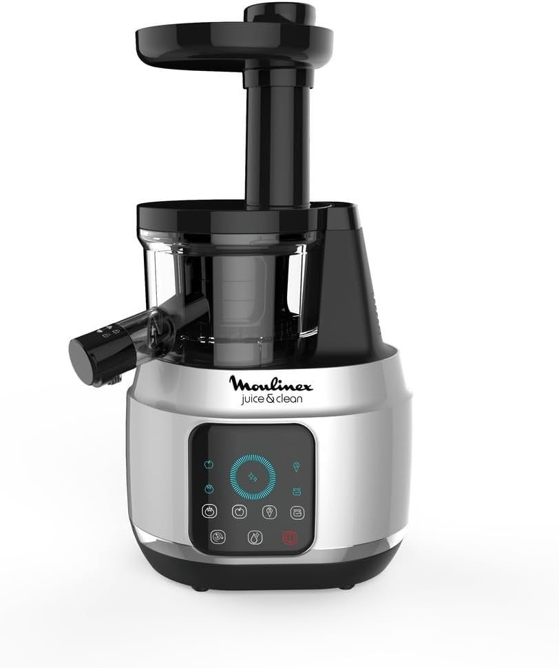 Cold Press Juicer Pulp Control 150W Touch Screen Reverse Silver