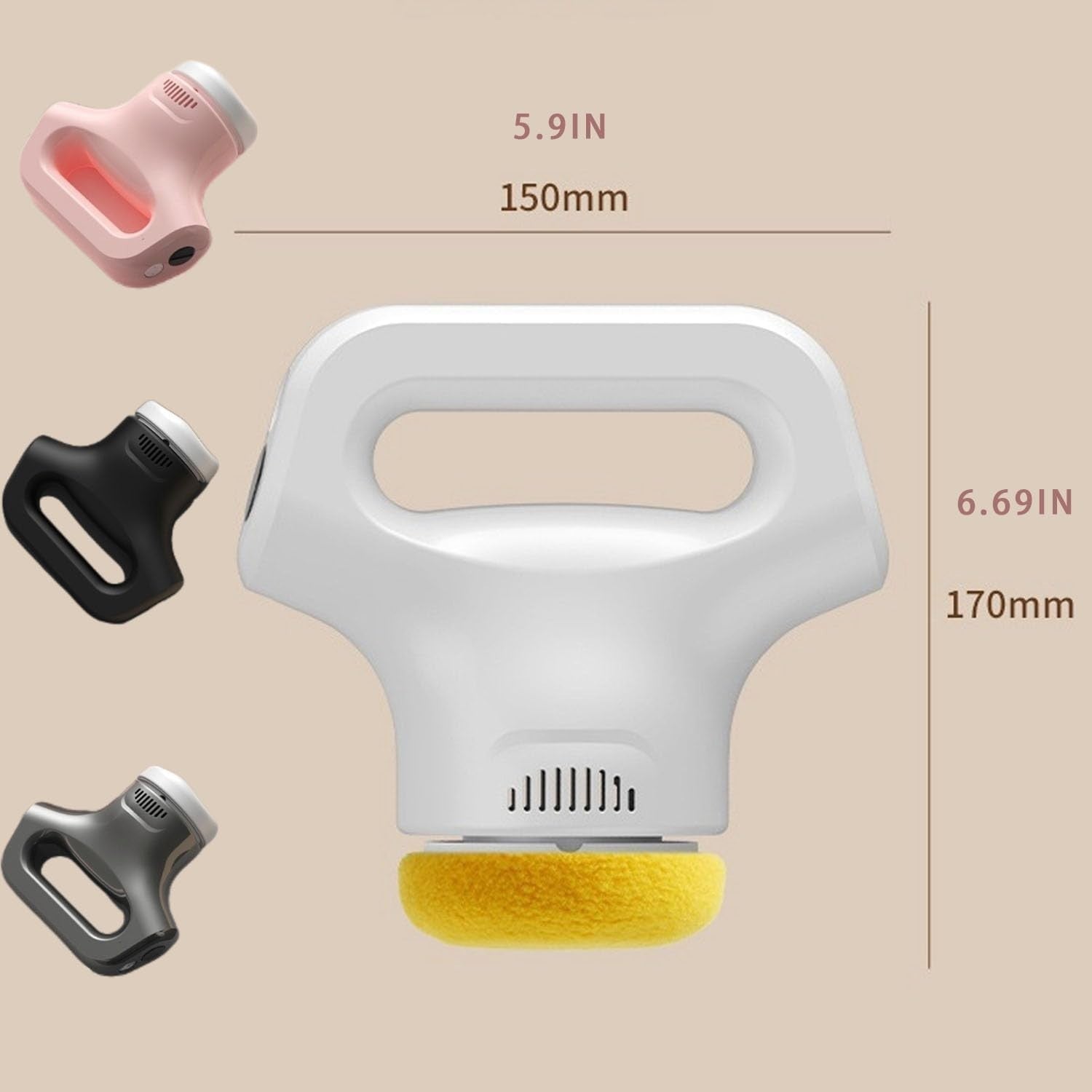 Deep Tissue Massage Gun Body Relief Percussion Massager Quiet 12 Speed White