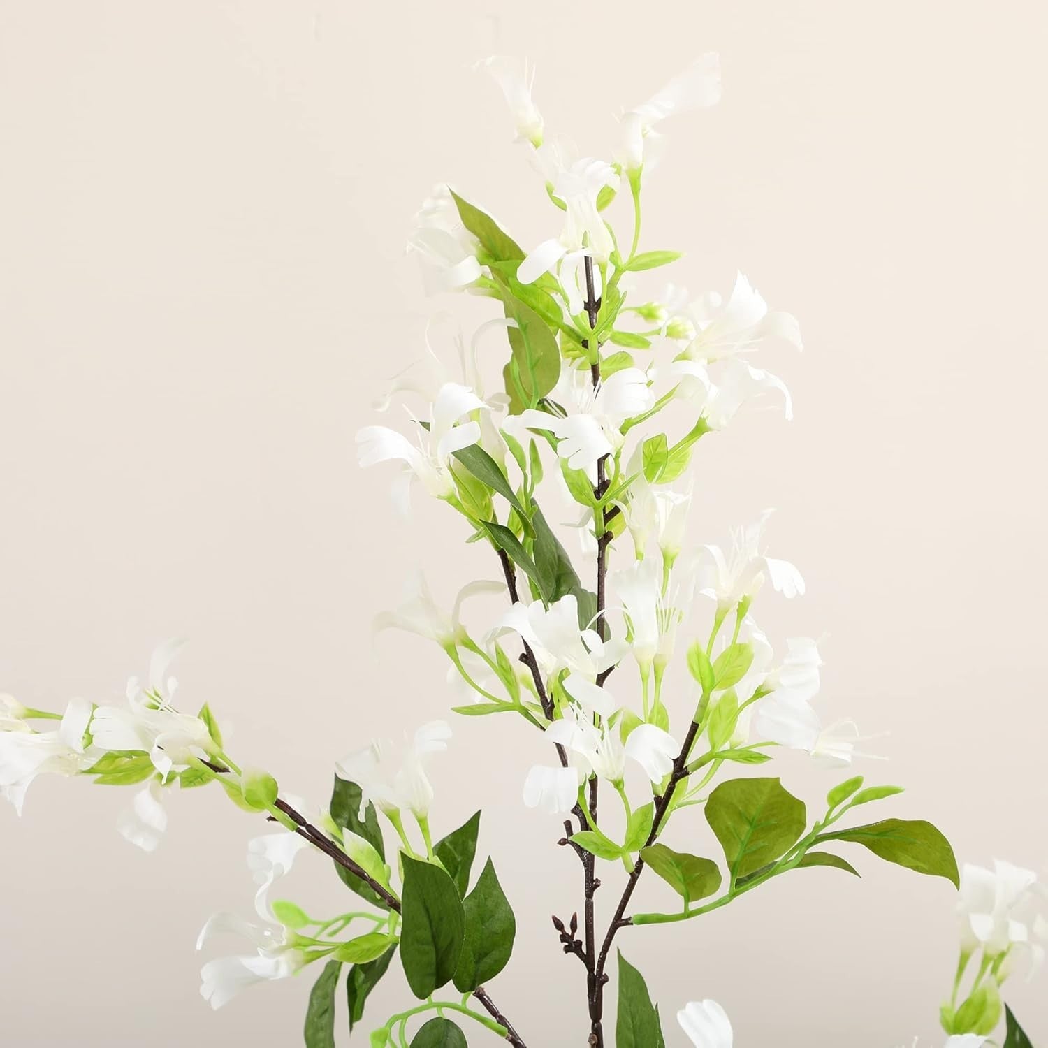 150cm Honeysuckle Flower Tree Artificial Plant White Blossoms Indoor Nursery Pot