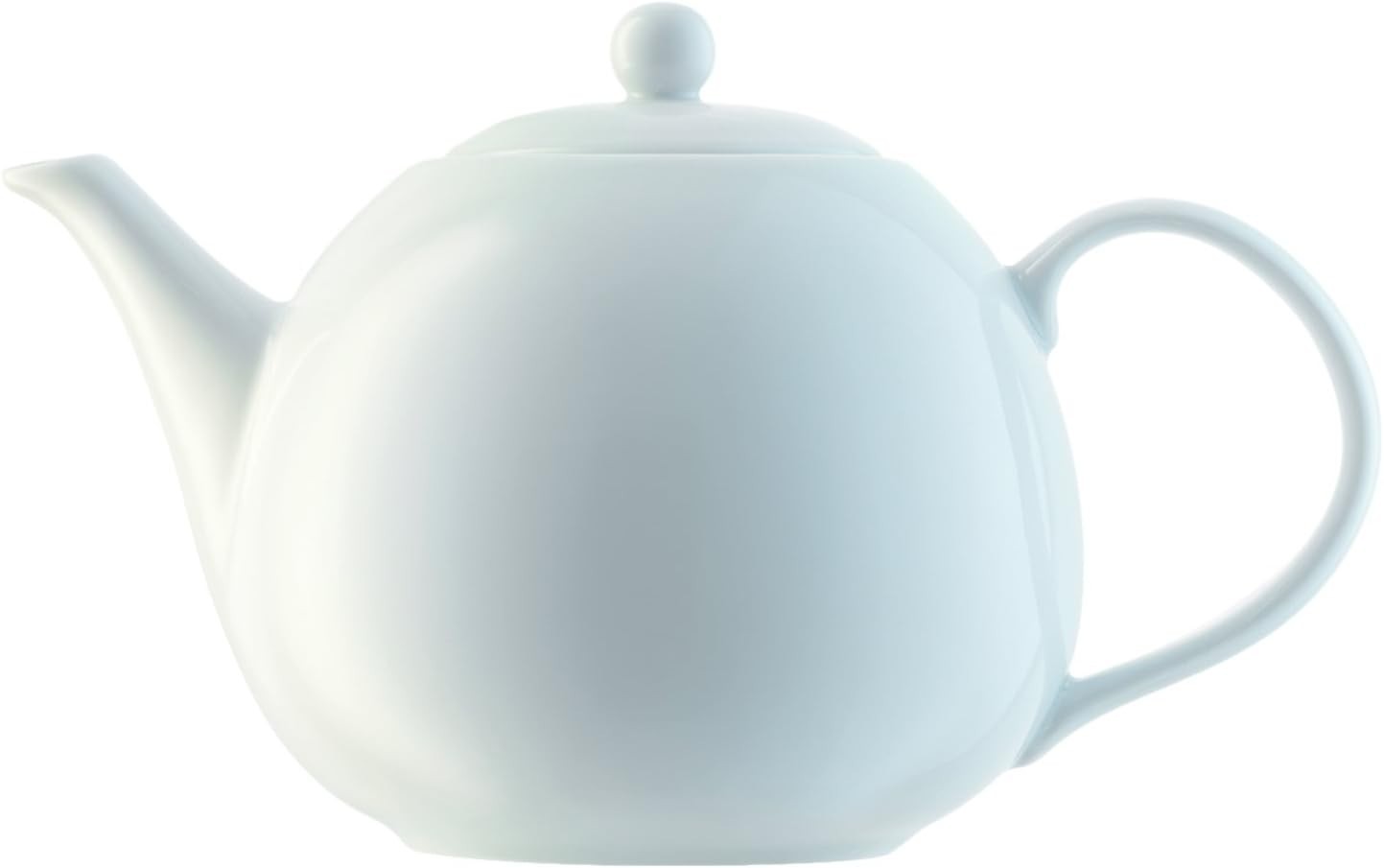Porcelain Teapot 1.4L White Tea Pot Large Serving Dishwasher Safe