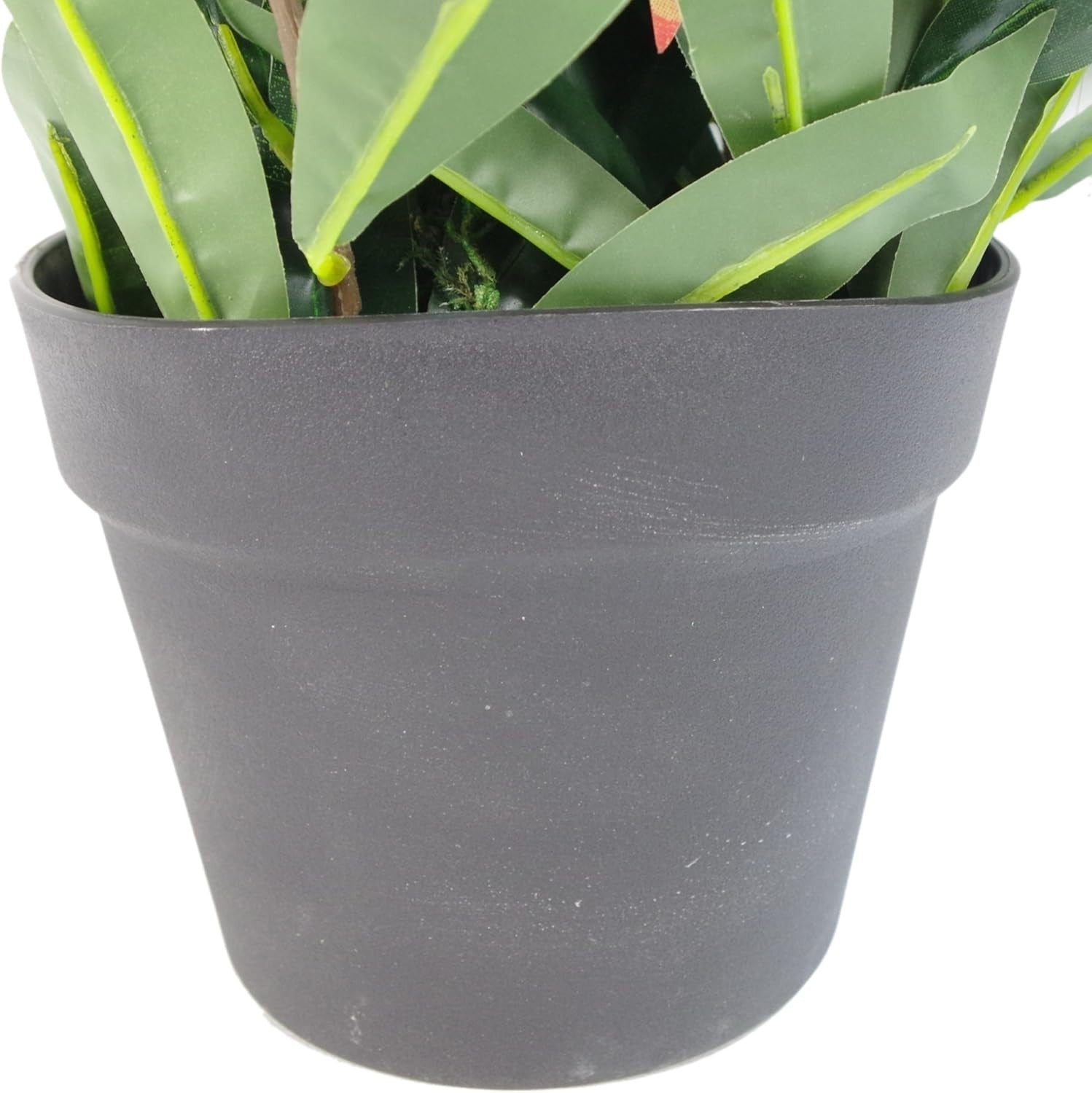 80cm Photinia Red Green Ficus Artificial Tree Realistic Indoor Home Decoration