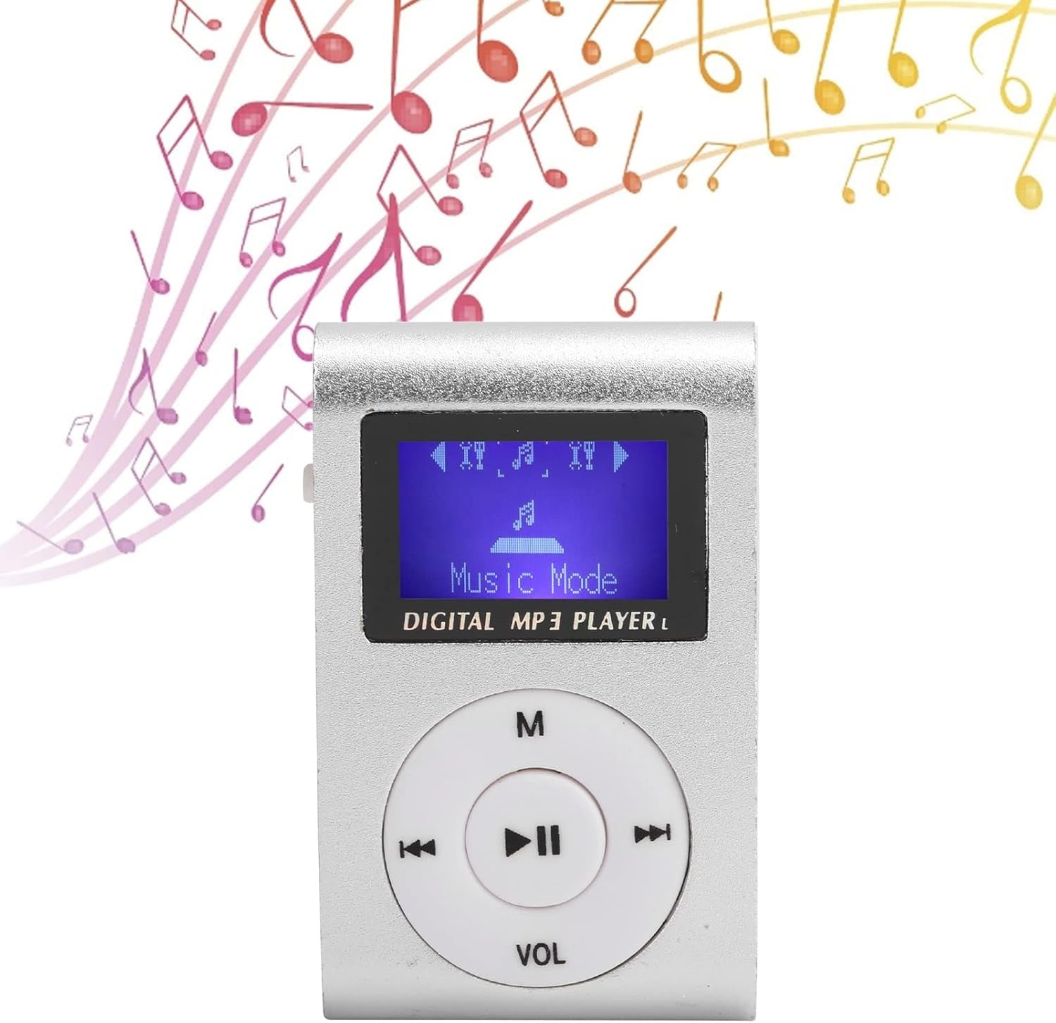 32GB MP3 Player with Speaker FM Radio Voice Recorder Clip