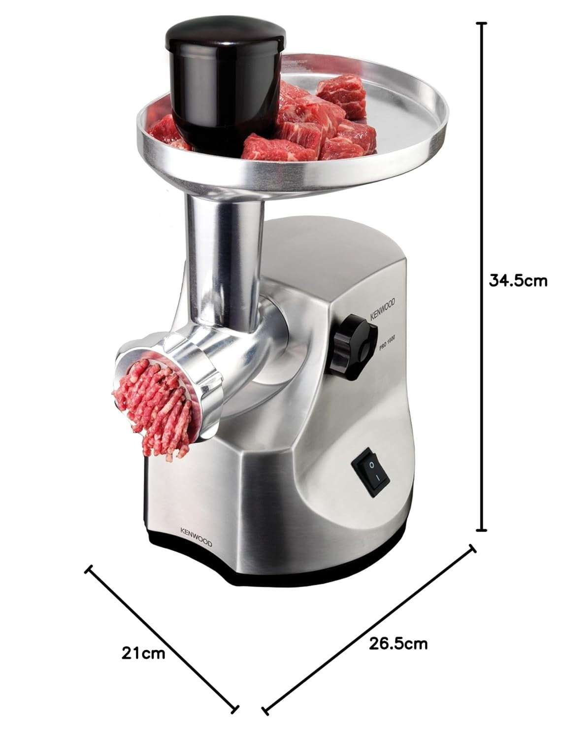 1600W Electric Meat Grinder Stainless Steel Mincer Sausage Kebbe Maker