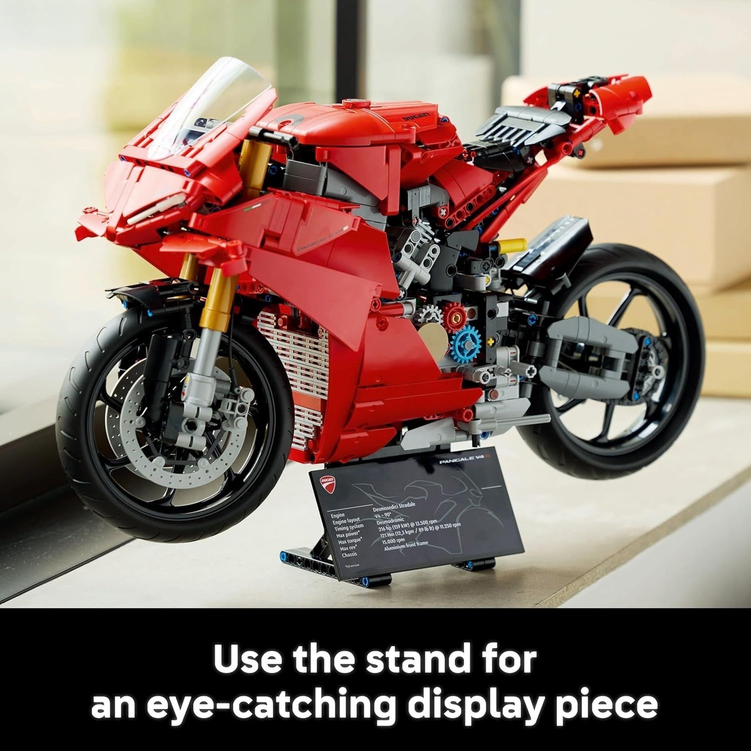 High-Performance Racing Motorcycle Model Kit | 3-Speed Gearbox & Digital Build