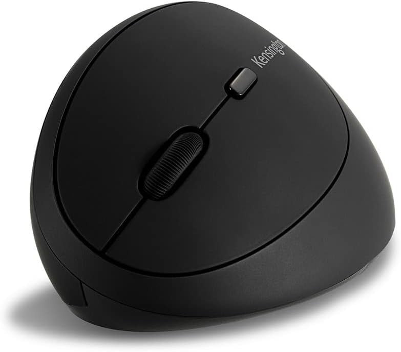 Left Handed Ergonomic Wireless Mouse 6 Button Comfort Design
