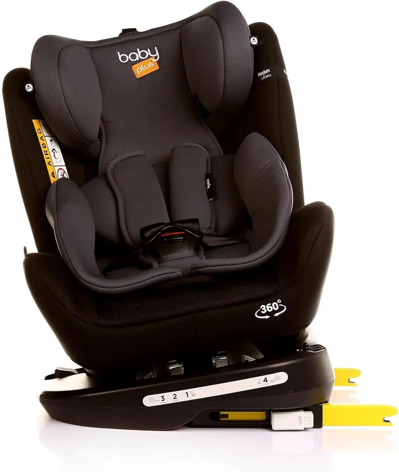 360° Rotating i-Size Seat ISOFIX 0–36kg Birth to 12 Years R129