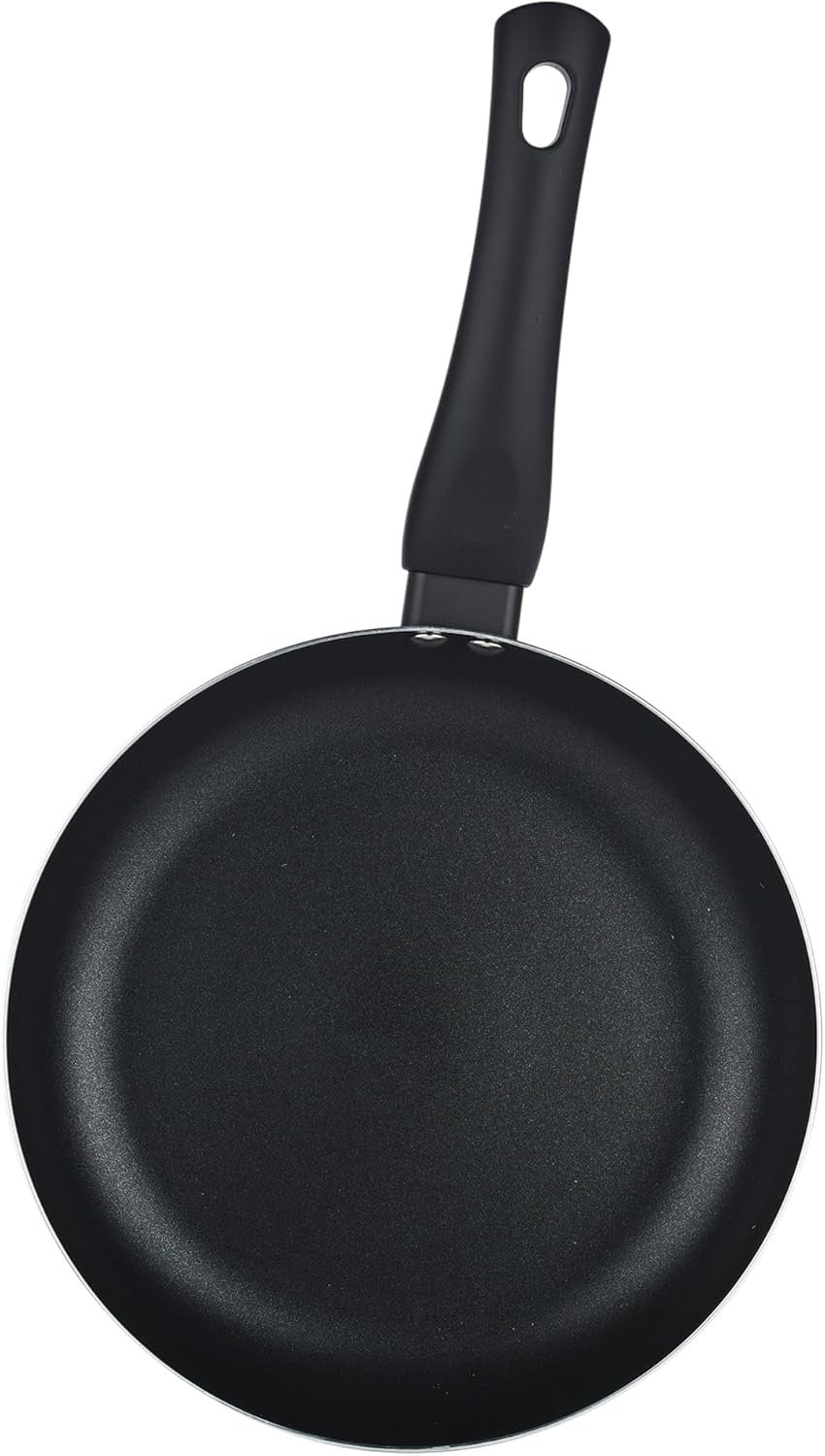 8Pcs Matt Black Non Stick Cookware Set Induction Pots Pans Kitchen Tool Set