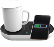 Smart Coffee Mug Warmer Cooler 2in1 Temp Control Wireless Charger