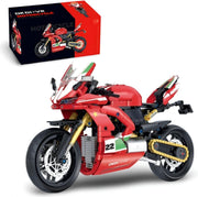 626-Piece Motorcycle Building Block Kit - Realistic Model, Fun & Educational