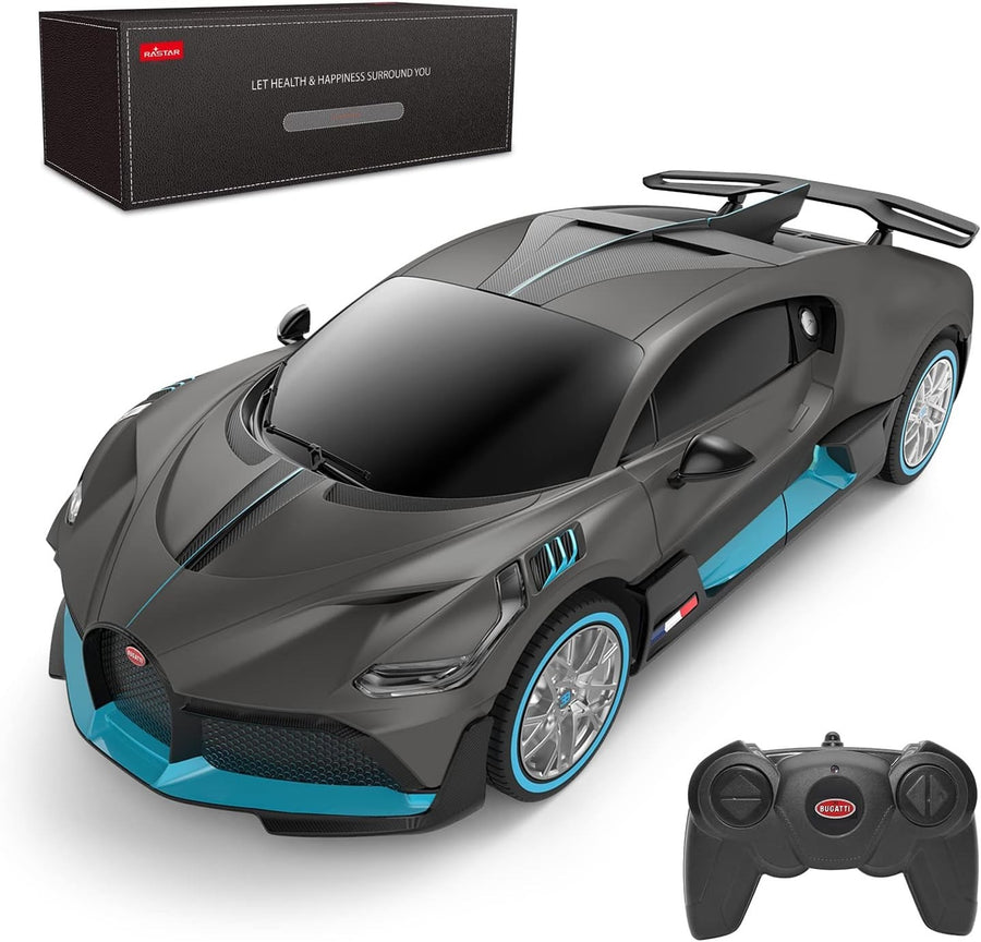 1:24 RC Sports Car, Remote Control Model Toy for Kids & Adults with LED Lights