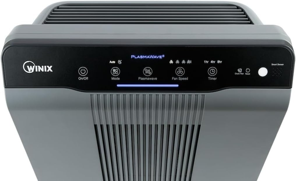 HEPA Air Purifier CADR 390m³/h Large Room 99m² Allergy Smoke Odor