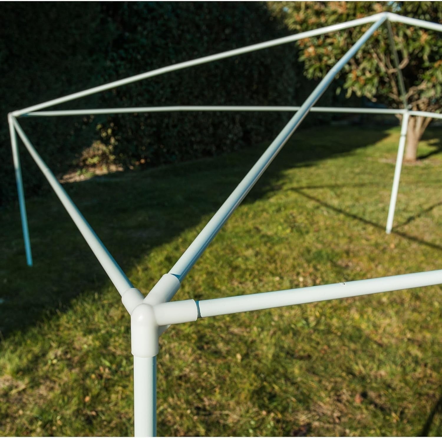 3x3m Garden Marquee Gazebo Waterproof Outdoor Reception Tent – Taupe