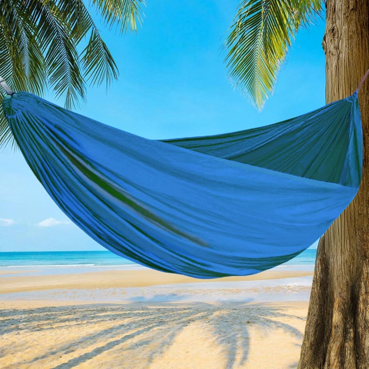 Camping Hammock Double/Single with Tree Straps – Tear-Resistant & Portable