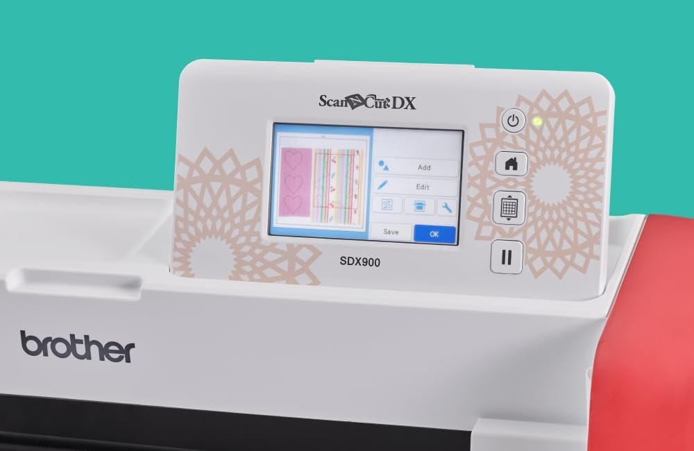 Electronic Cutting Machine with Built-In Scanner Craft Vinyl Paper Cutter