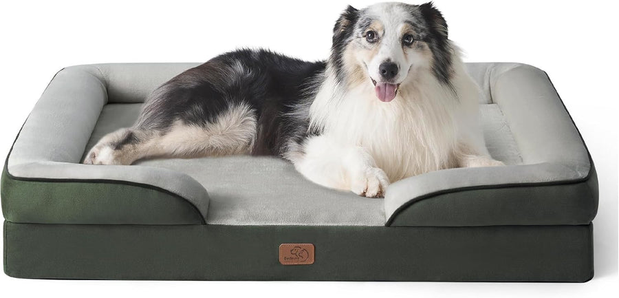 Extra Large Waterproof Orthopedic Dog Sofa Bed Washable 106x80x16cm