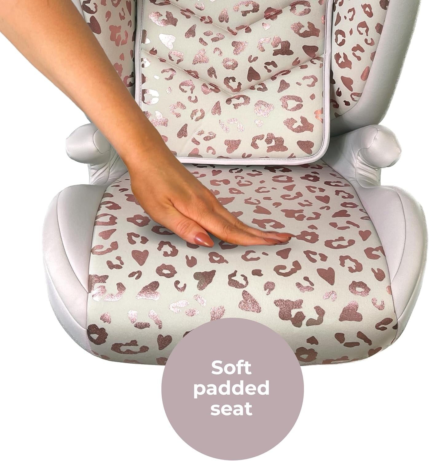 Highback Booster Car Seat ISOFIX Group 2/3 4–12Y Adjustable Headrest