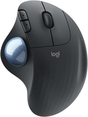 Wireless Trackball Mouse Ergonomic Bluetooth USB Thumb Control