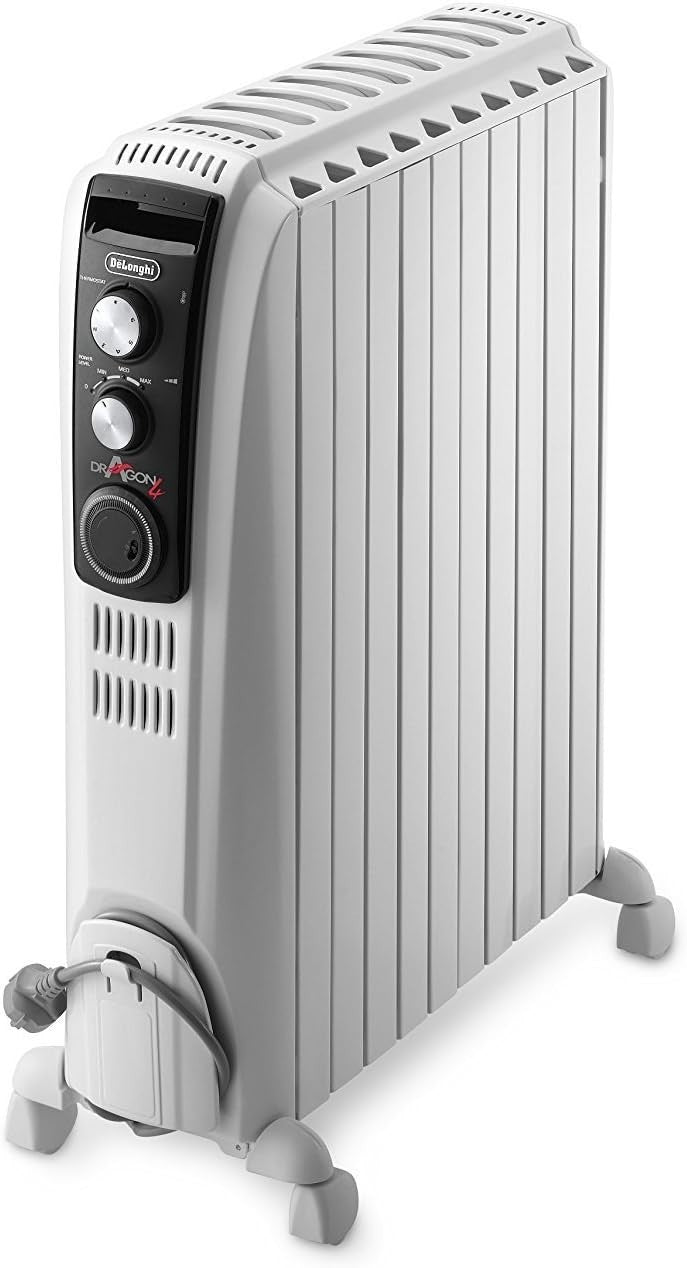 Oil Filled Radiator Heater 2.5kW | Portable, Silent, Fast Home Heating