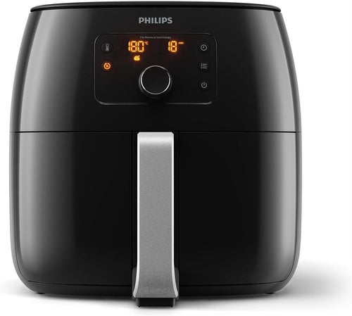 XXL Air Fryer 1.4kg Family Size 2225W Fat Removal Extra Crisp Black