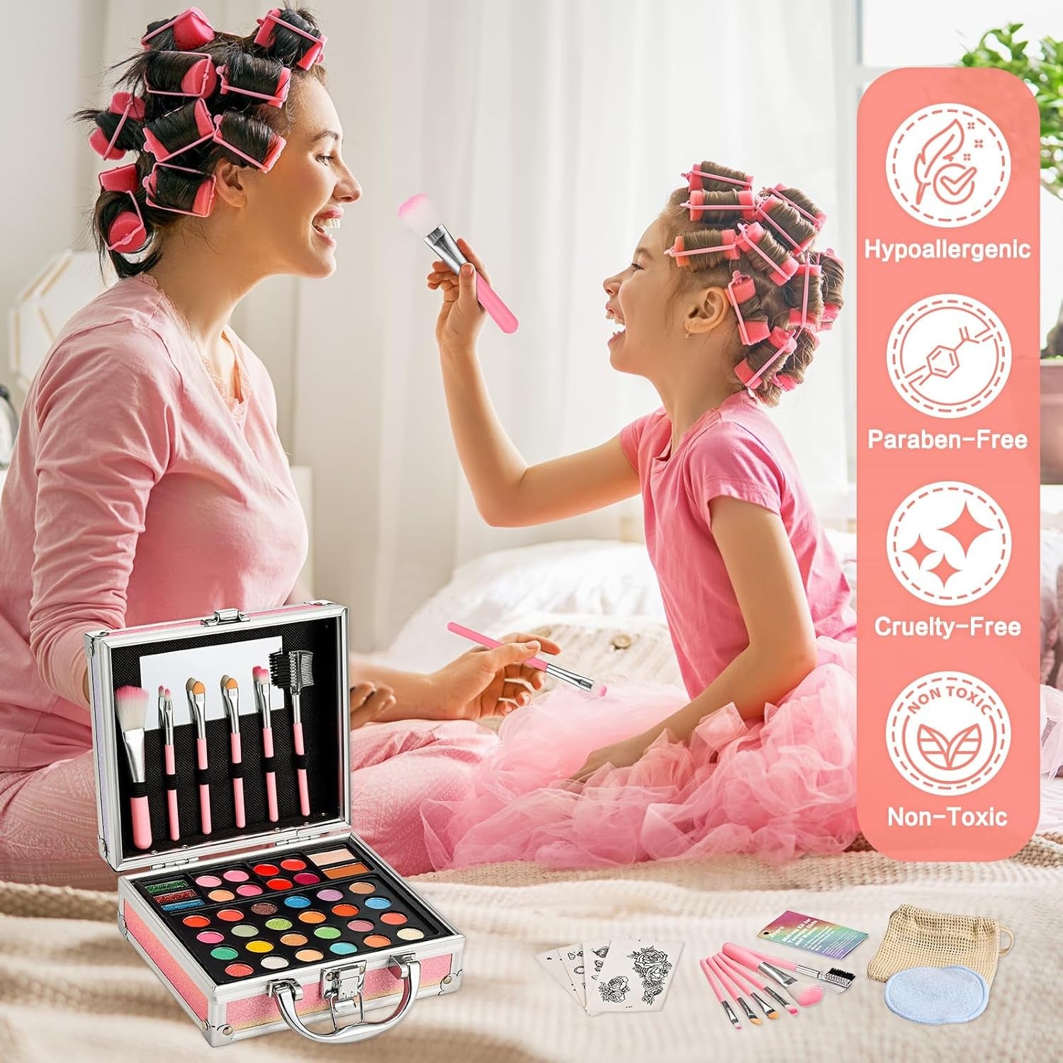 All in One Makeup Kit Carry Case Teen Starter Cosmetics Set