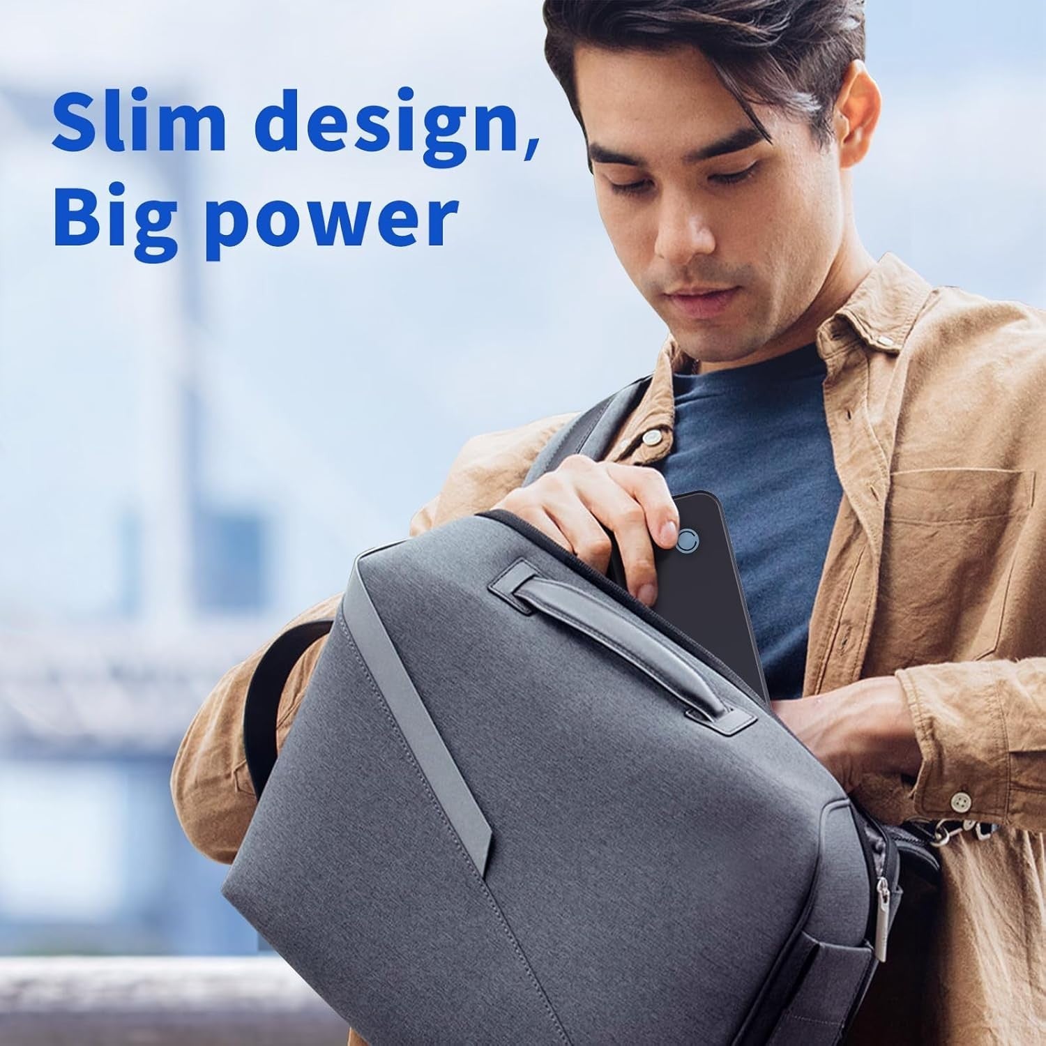 Black Bluetooth A4 Thermal Printer, Portable Inkless, Wireless
