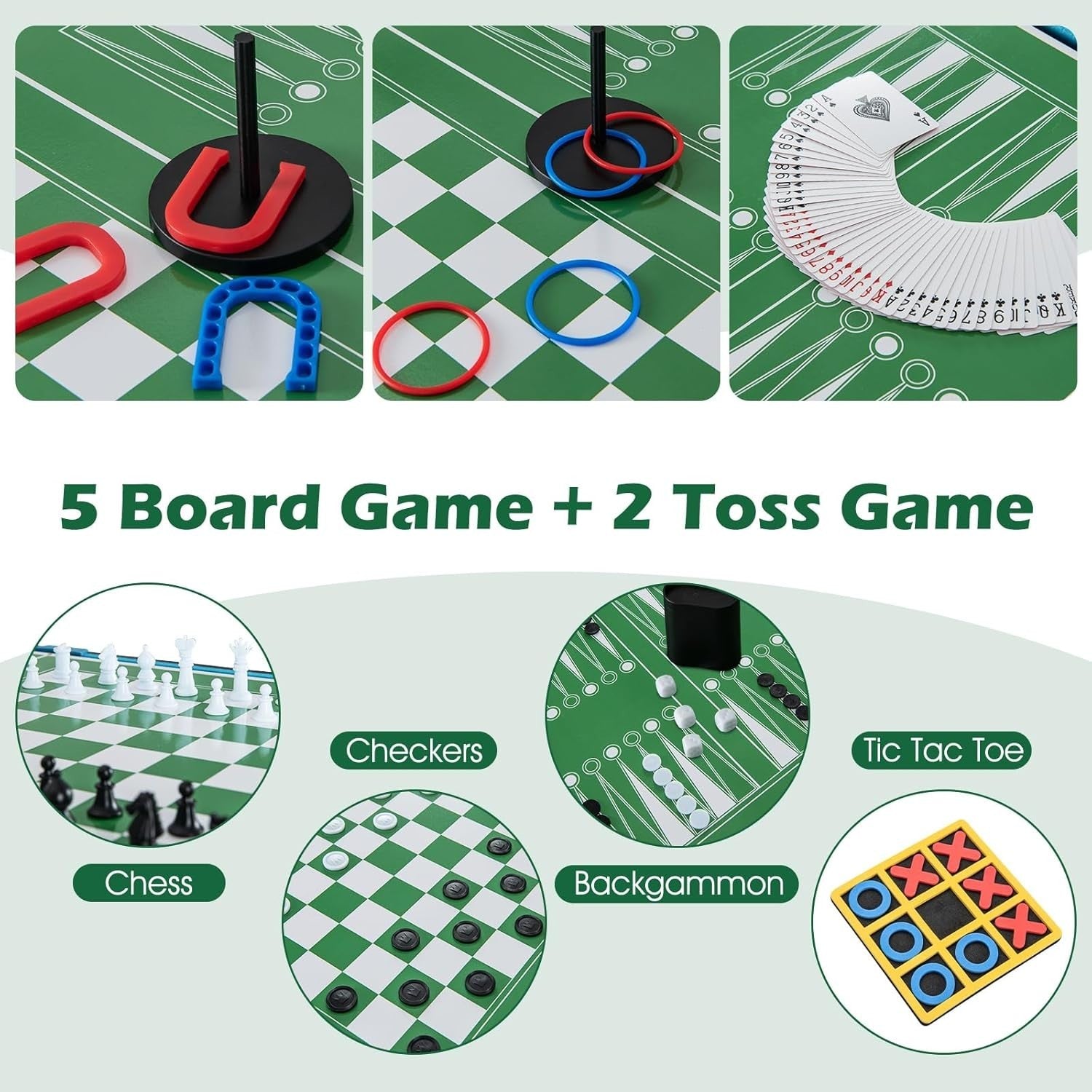 14 in 1 Multi Game Table Foosball Pool Hockey Chess Family Set