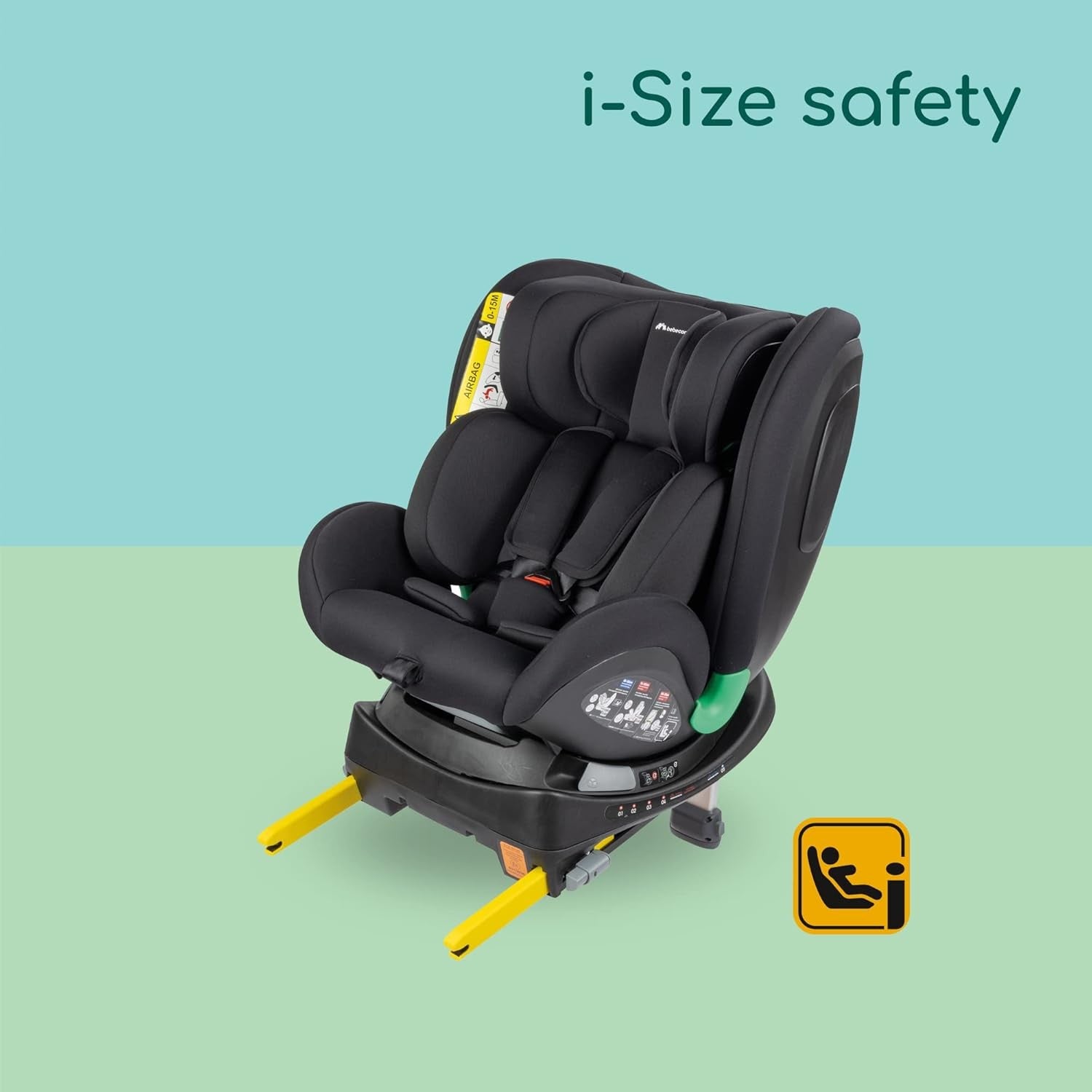 360° Swivel ISOFIX i-Car Seat 0–12 Years Rear & Forward Facing