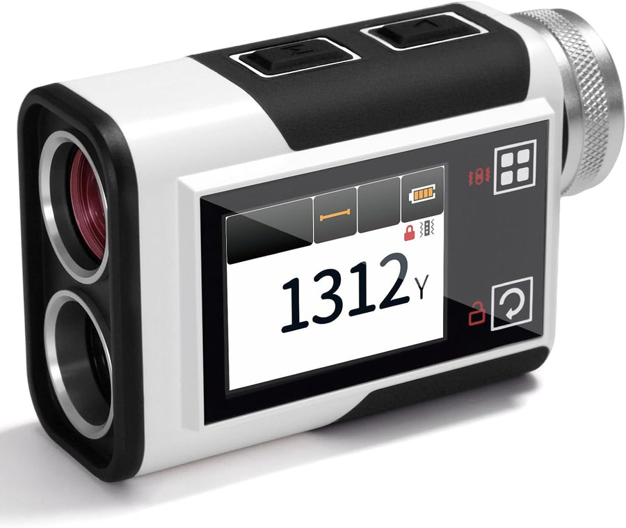 Golf Range Finder 1312 Yards Touch Screen Slope Flag Lock Rechargeable